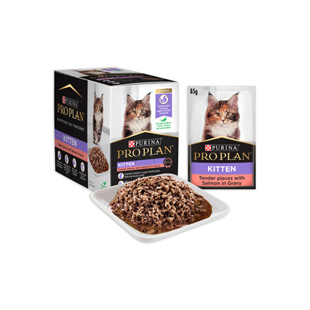 PRO PLAN Kitten Salmon in Gravy Wet Cat Food