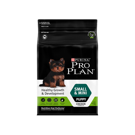 PRO PLAN Puppy Small & Mini Chicken Formula with Colostrum Dry Dog Food