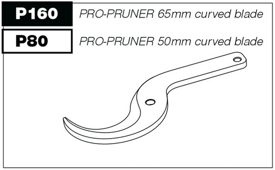 Pro-Pruner spare parts curved blade