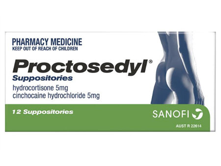 Proctosedyl Suppositories - 12s