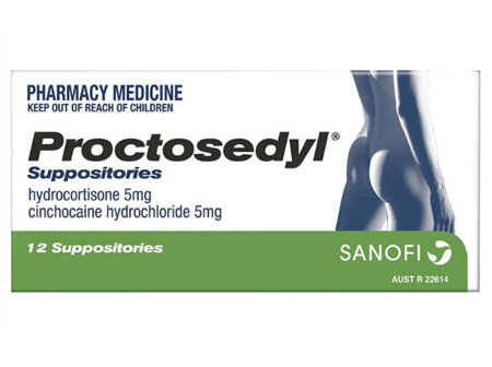 Proctosedyl Suppositories - 12s