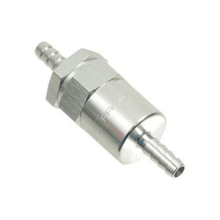Proflow 1/2" Barb Fuel Filter Silver 30 Micron