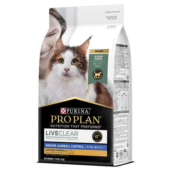 Proplan Feline Liveclear Hairball 1.5kg