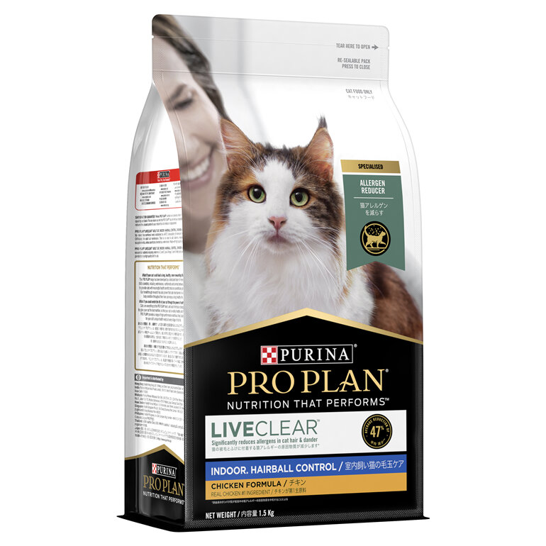 Proplan Feline Liveclear Hairball 1.5kg