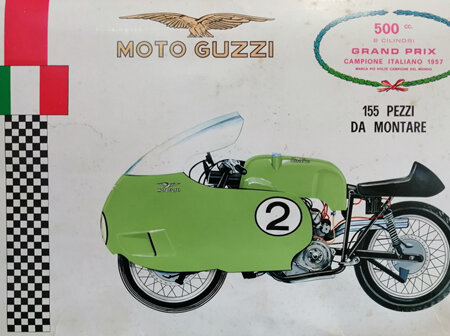 Protar 1/9 Moto Guzzi GP 500cc 8 Cilindri (MOD105)