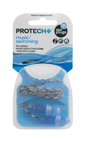 Protech Music/Swimming Ear Plugs 1 Pair
