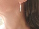 puarangi leaf leaves hibiscus sterling silver earrings lily griffin nz jewellery