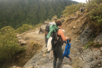 puddle jumping hiking babies nz