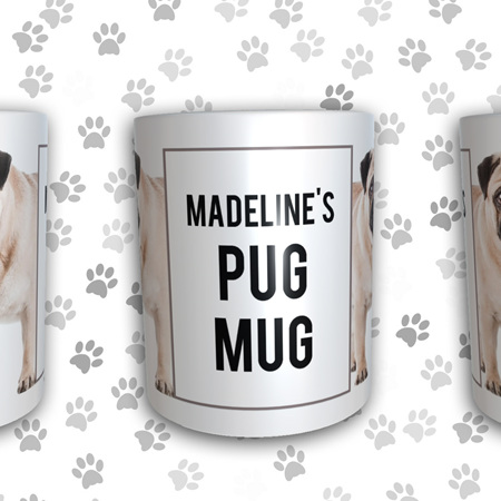 Pug Mug Personalised Mug