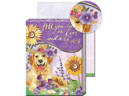Punch Studio - All You Need Is Love & A Dog Pocket Notepad