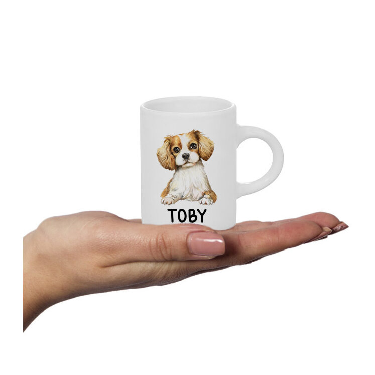 Puppy Dog Personalised Fluffy Mug