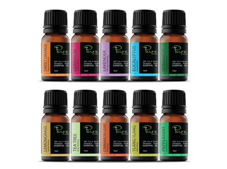 Pure By Alcyon Perfect 10 Essential Oil Set 10ml each
