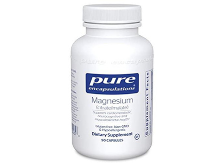 Pure Encapsulations Magnesium (citrate/malate) 120mg 90