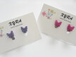 Purple Butterfly Clip-on Earrings