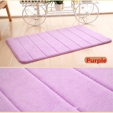 Purple  Memory Foam Bath Mat