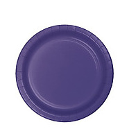Purple Party Lunch Plates x 24