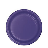 Purple Party Lunch Plates x 24