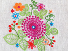 purple pinwheel embroidery pattern