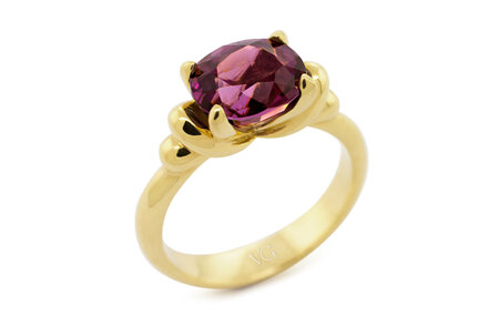 Purple Spinel Ring