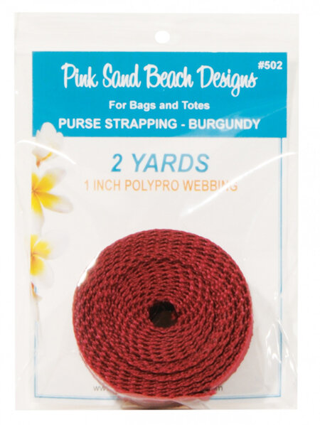 Purse Strapping  1IN X 2 YDS from Pink Sand Beach Designs ( Choose Your Colour)