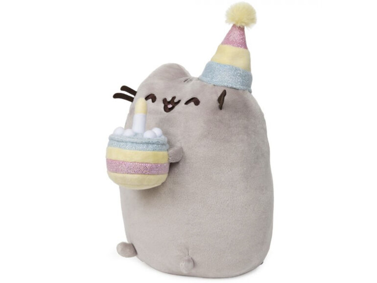 Pusheen Birthday Pusheen the Cat Plush 24cm Hat Cake