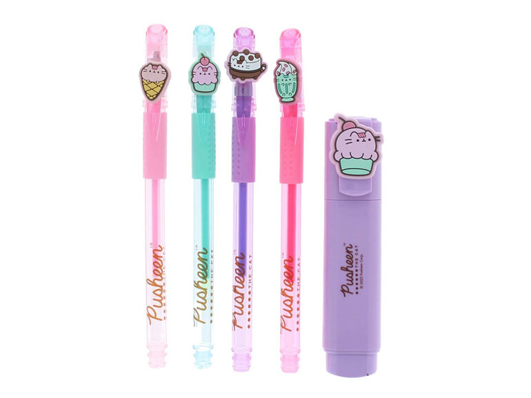 Pusheen Ice Cream Highlighter & Gel Pen Set stationery kids teen teach