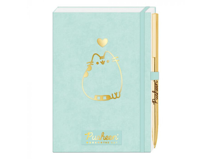 Pusheen Ice Cream Notebook & Pen stationery journal cat