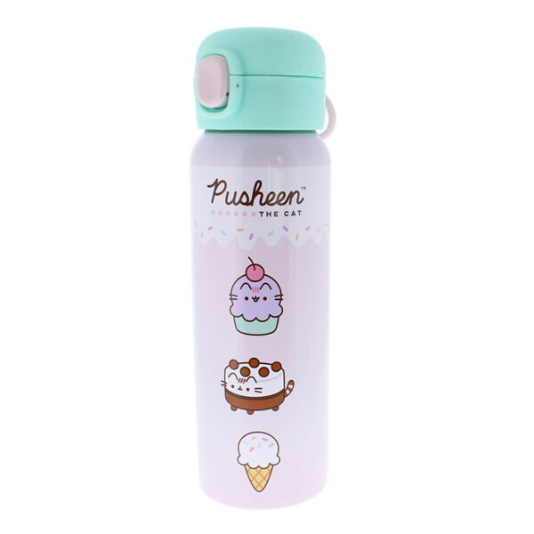 Pusheen Ice Cream Stainless Steel Water Bottle