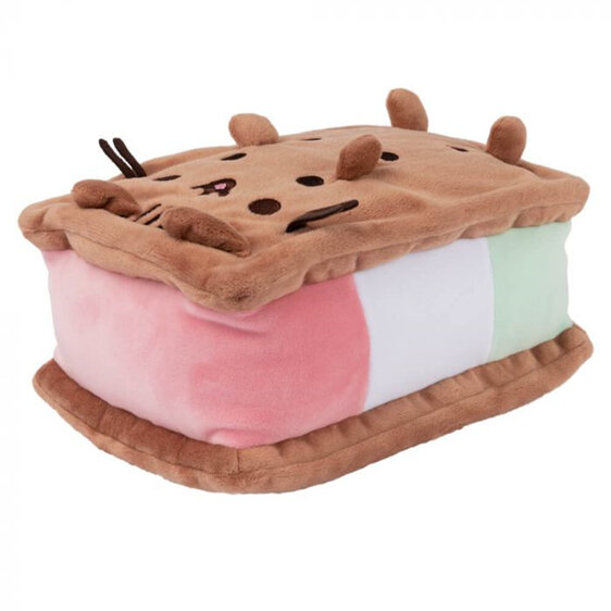Pusheen Neopolitan Ice Cream Sandwich Plush 22cm cat