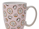 Pusheen Pink Donuts & Coffee Mug cat pink