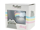 Pusheen Self Care Club: Glass Mug cat  rainbow you got this