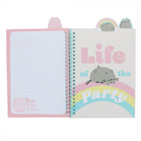 Pusheen Self Care Club: Project Book cat go getter rainbow