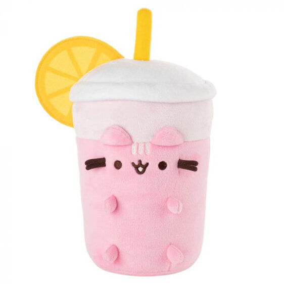 Pusheen Sips Pink Lemonade Plush 30cm soft toy kids cat