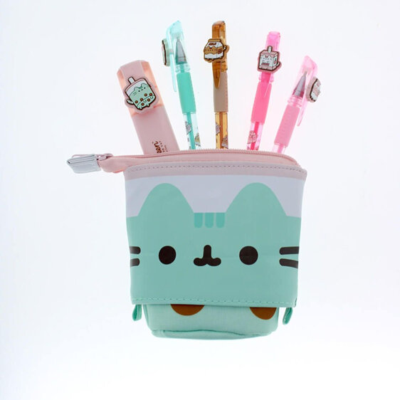 Pusheen Sips: Roll-Down Pencil Case stationery school office cat