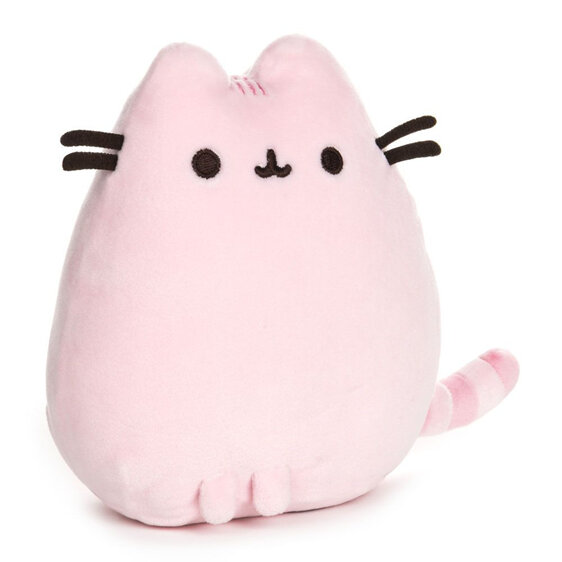 Pusheen Squisheen Pink Sitting Pose 15cm soft toy plush cat