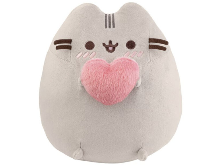 Pusheen the Cat holding Heart Plush 24cm Love Valentines Theme
