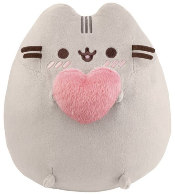 Pusheen the Cat holding Heart Plush 24cm Love Valentines Theme