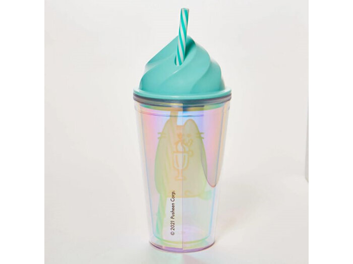 Pusheen the Cat Whipped Sweet Tumbler cup straw lid