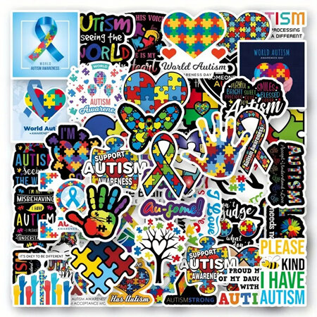 PVC Stickers - Autism Dark Edition