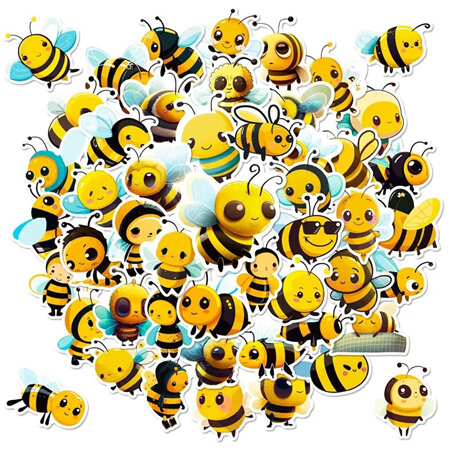 PVC Stickers - Bees