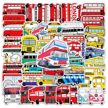 PVC Stickers - Buses