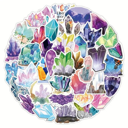 PVC Stickers - Crystals