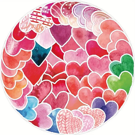 PVC Stickers - Hearts