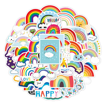 PVC Stickers - Rainbows