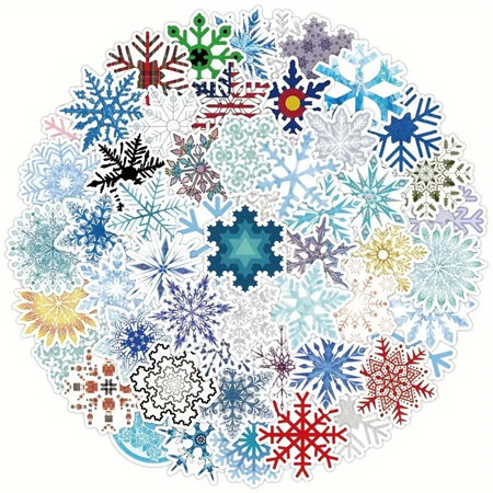 PVC Stickers - Snowflakes