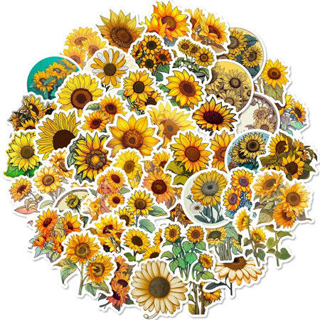 PVC Stickers - Sunflowers