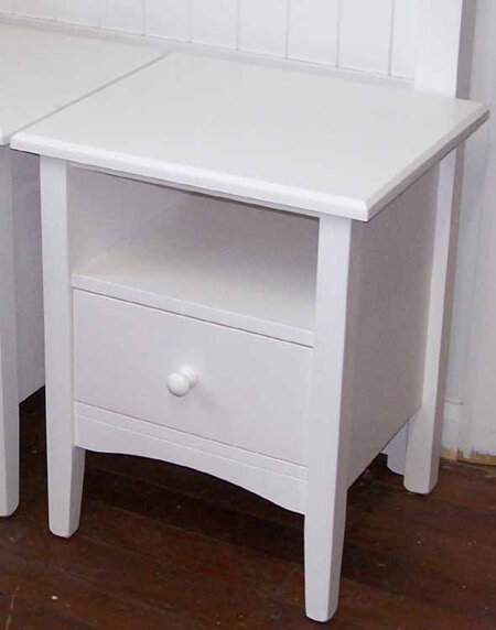 Quail Bedside Cabinet - Shelf & Drawer