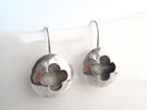 Quatre Dome Silhouette Earrings Sterling Silver Julia Banks Jewellery