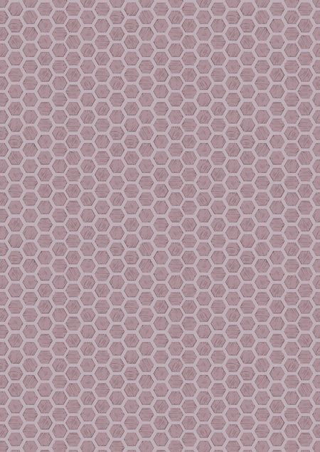 Queen Bee Honeycomb Lilac A501-3