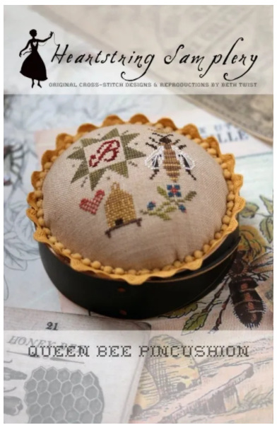 Queen Bee Pincushion by Heartstring Samplery